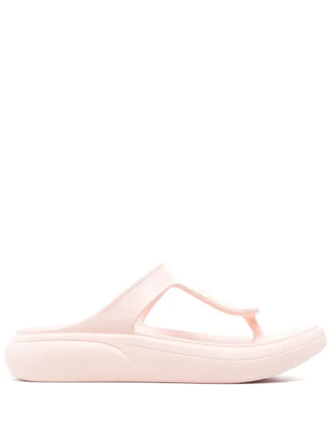Stuart Weitzman open toe slip-on sandals Pink SA749EVA