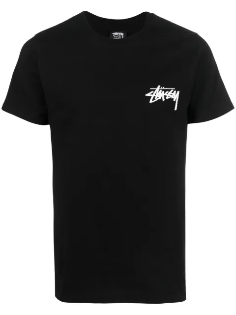 Stüssy logo-print T-shirt Black 1904765