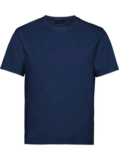 Prada stretch cotton T-shirt Blue UJN712S2111YDP