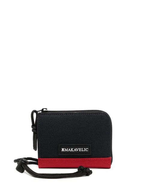 Makavelic logo colour-block wallet Blue 312230802NVRD