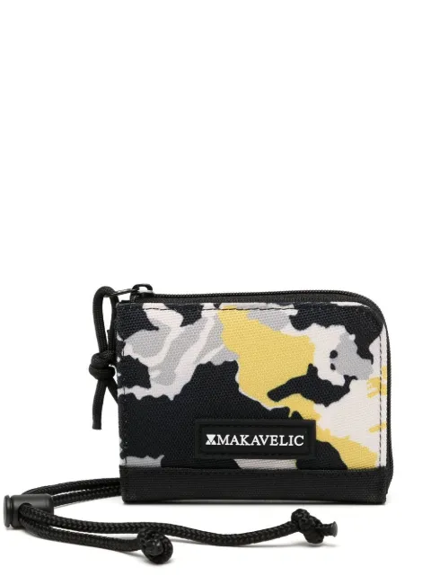 Makavelic logo camouflage print wallet Black 312230802MUL