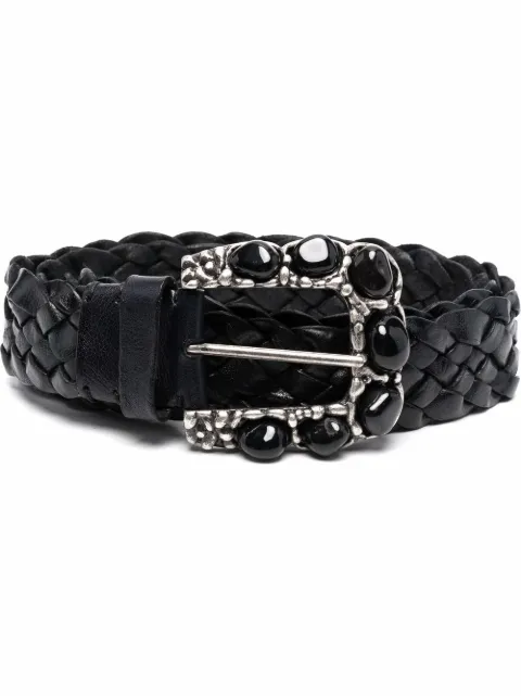 P.A.R.O.S.H. embellished-buckle belt Black ZOEBELTD040158