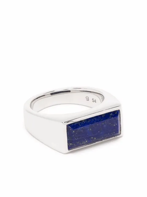 Tom Wood peaky blue lapis ring Silver R75SMBLL01S925