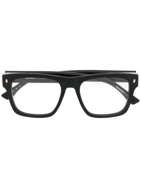 DSQUARED2 EYEWEAR wayfarer-frame glasses Black D200372M2