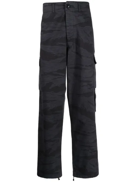 Maharishi camouflage-print cargo trousers Black 8117CAMOADVISORCARGO