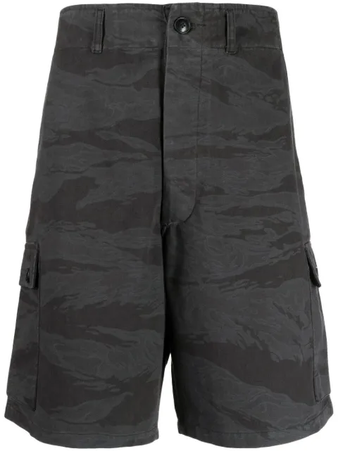 Maharishi camouflage-print cargo shorts Black 8118CAMOCARGOSHORTS