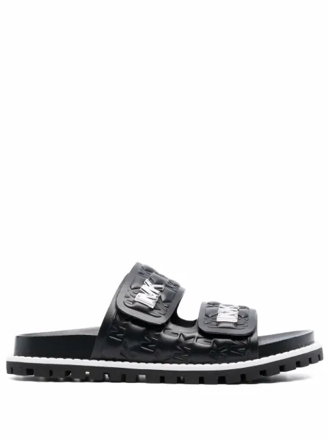 Michael Kors Stark debossed-logo sandals Black 40S2SRFA1L
