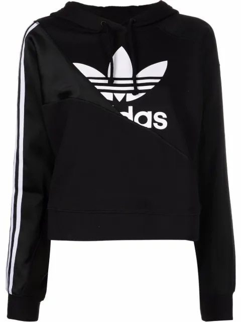 adidas Adicolor Split Trefoil hoodie Black HC7050