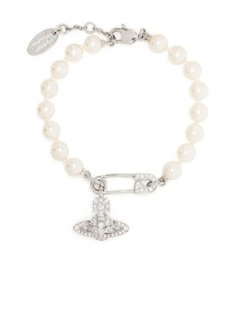 Vivienne Westwood Lucrece pearl bracelet Neutrals 61030053