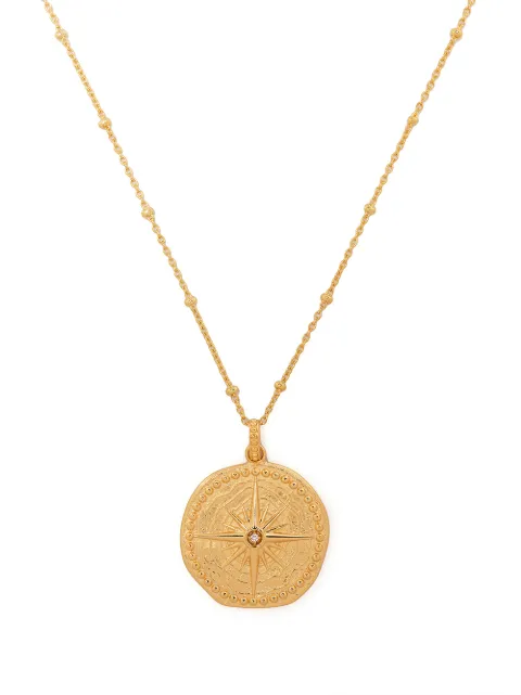 DOWER AND HALL True North gold-plated necklace Gold SCP56V18