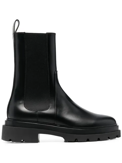 Santoni elasticated side-panel Chelsea boots Black WTEI59524GOMBUDYN01