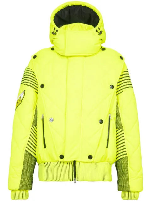 Balmain hooded padded jacket Green YH1TP070XD00