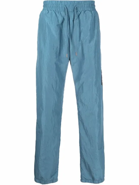 Just Don embroidered-logo track pants Blue 32JUSP201226343