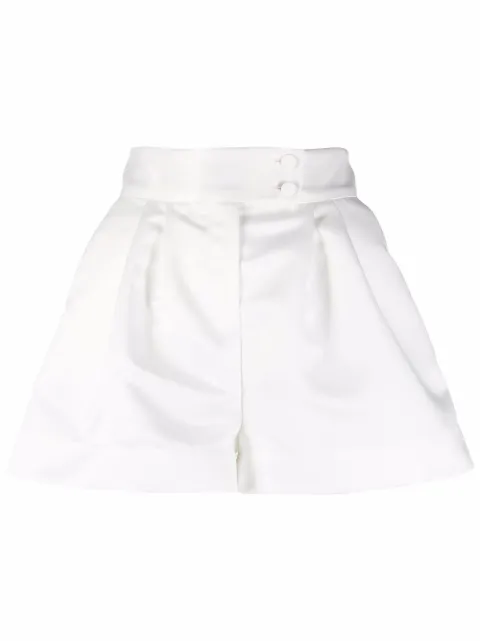 STYLAND pleated tailored shorts White SS22232C7211