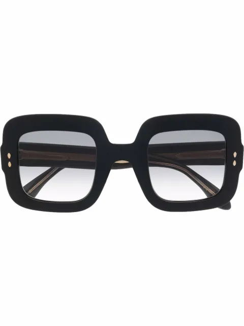 Isabel Marant Eyewear tinted square-frame sunglasses Black IM0074GS