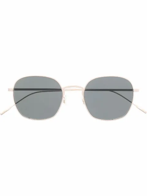 Oliver Peoples Adès square-frame titanium sunglasses Gold OV1307ST5311P2