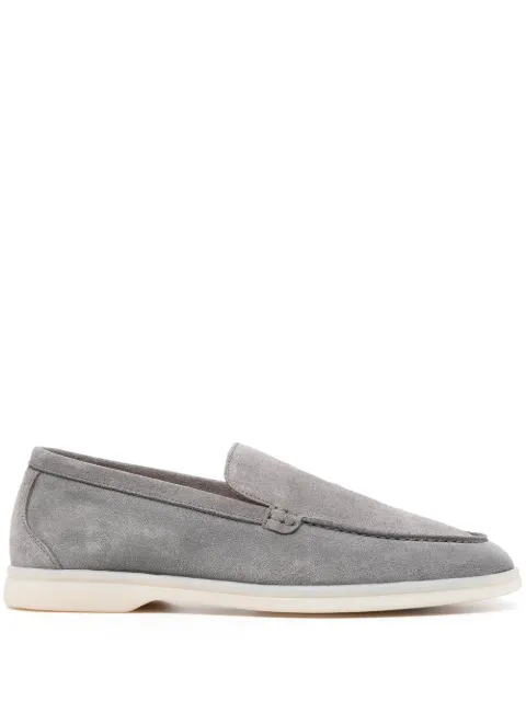 Scarosso Ludovica suede loafers Grey LUDOVICALOAFGRESUED
