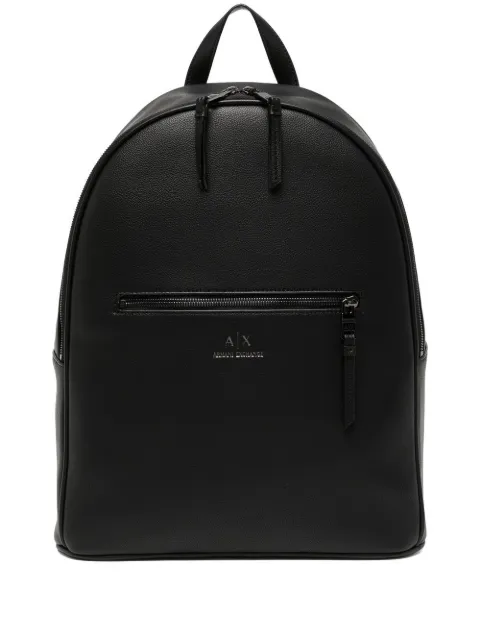 Armani Exchange zip-pocket backpack Black 952387CC830