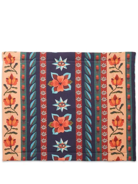 La DoubleJ Strisce set of two table mats Blue TBM0001LIN001STR0004