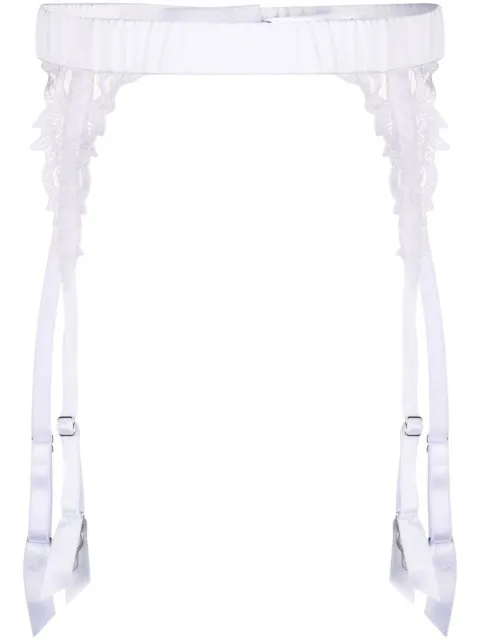 Fleur Of England Aria suspender belt White AriaSuspenderBelt