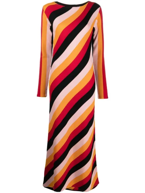 La DoubleJ Swing knitted maxi dress Black DRE0393KNI050VAR0085