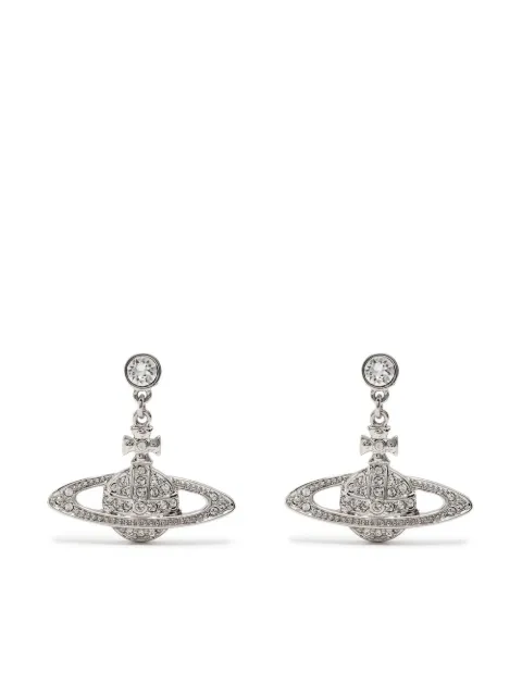 Vivienne Westwood crystal orb earrings Silver 6202002502P116