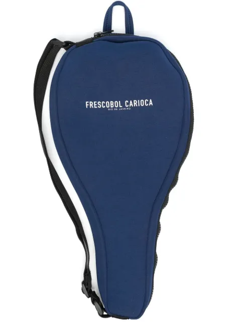 Frescobol Carioca logo-print bat case Blue 100404