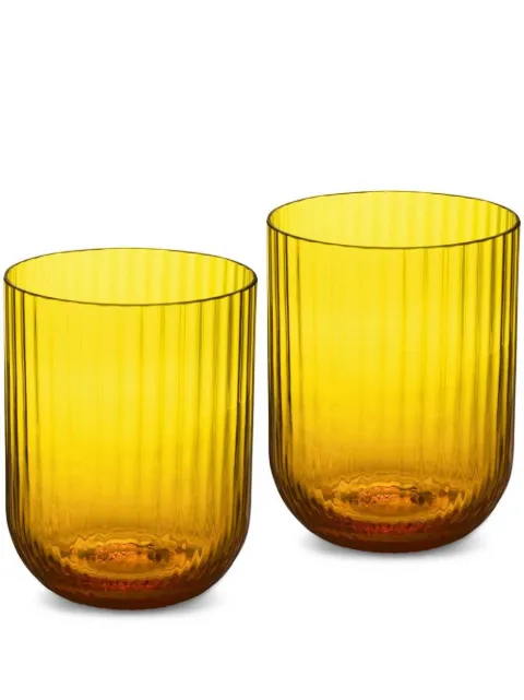 Dolce & Gabbana hand-blown Murano glasses Yellow TCBS03TCA34
