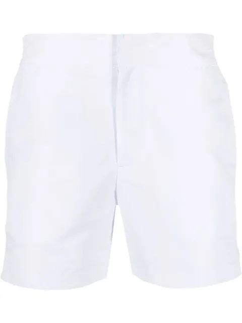 Frescobol Carioca straight-leg swim shorts White 163601