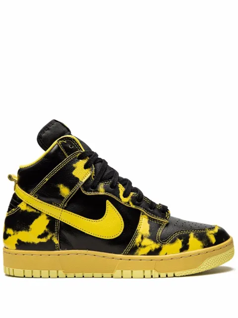 Nike Dunk High 1985 "Yellow Acid Wash" sneakers Black DD9404