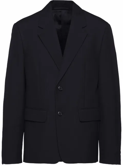 Prada single-breasted blazer Black UGM169S2211Y7M