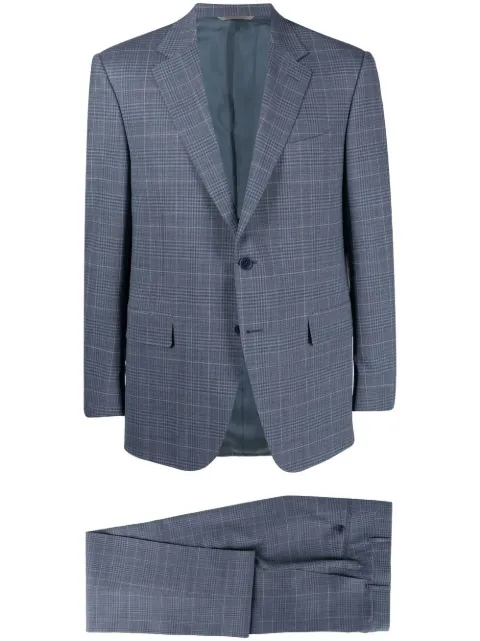 Canali wool plaid blazer Blue BR02555