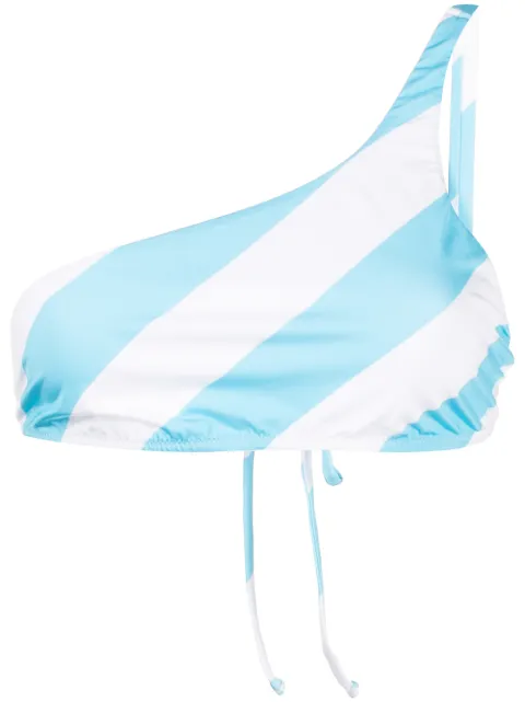 Sian Swimwear Christina one-shoulder bikini top Blue CHRISTINAONESHOULDERBOTTOM