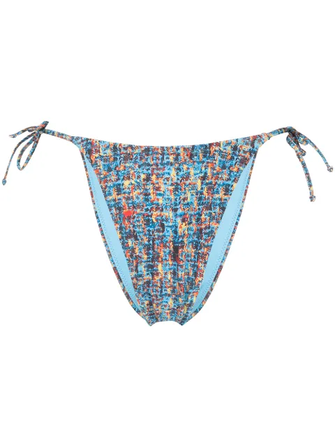 Sian Swimwear Halle 2 side-tie bikini bottoms Blue HALLE2PIECEBOTTOM