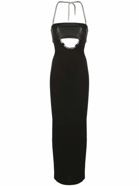 1017 ALYX 9SM cut-out fitted maxi dress Black AAWDR0101FA01