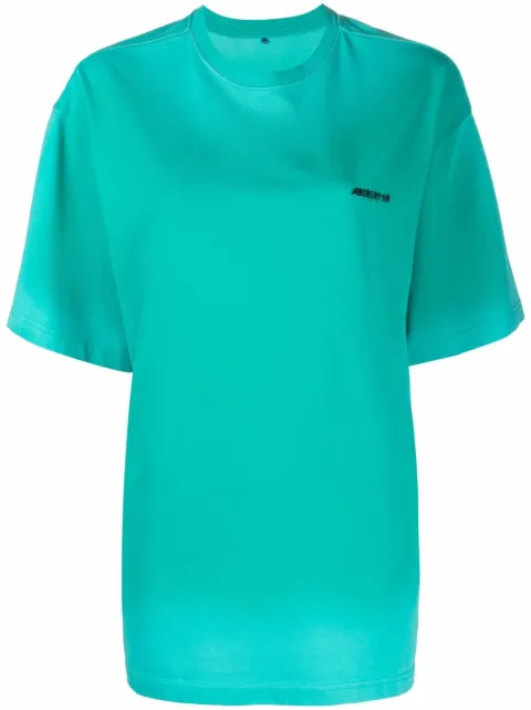 Ader Error embroidered logo T-shirt Green BLASSHT01MT