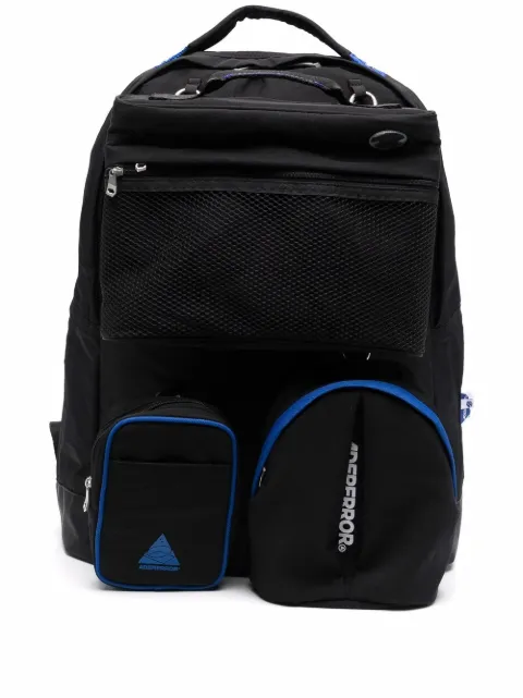 Ader Error logo-print backpack Black BLASSBP01BK