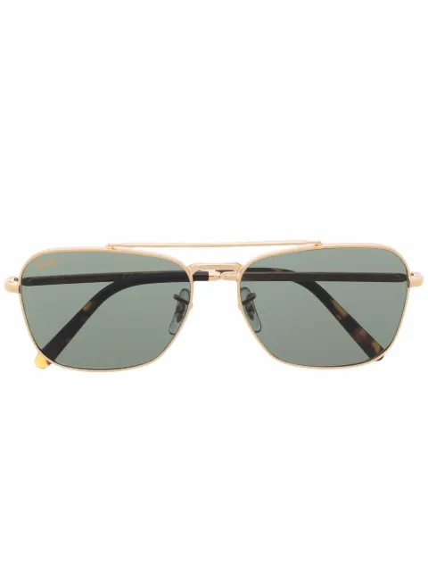 Ray-Ban rectangle frame sunglasses Gold RB3636919631