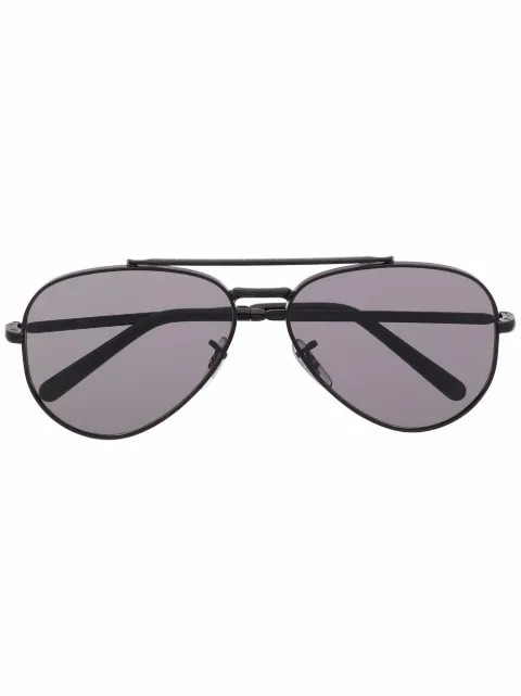 Ray-Ban aviator-frame sunglasses Black 0RB3625