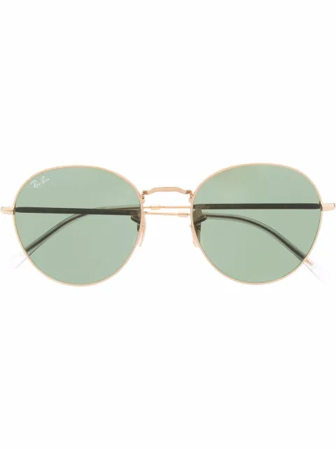 Ray-Ban round-frame sunglasses Gold RB3582