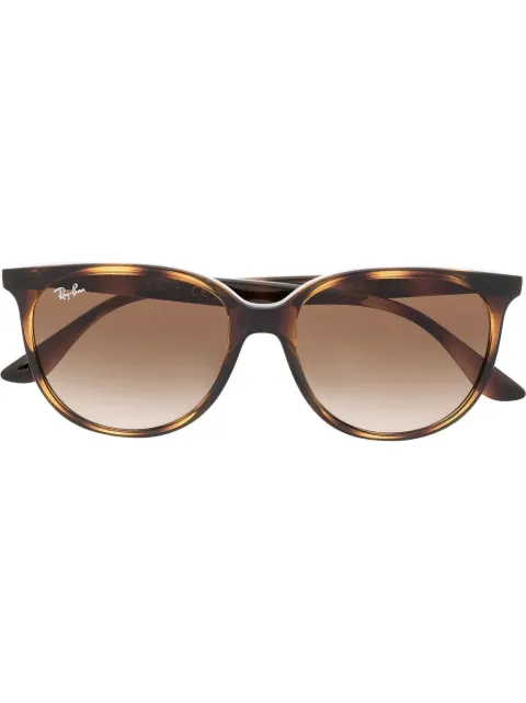 Ray-Ban tortoise square-frame sunglasses Brown RB4378