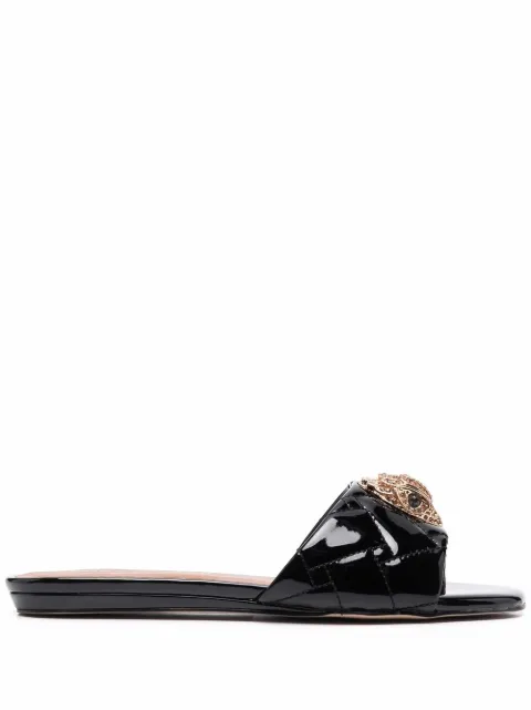 Kurt Geiger London Kensington flat sandals Black 8496100309