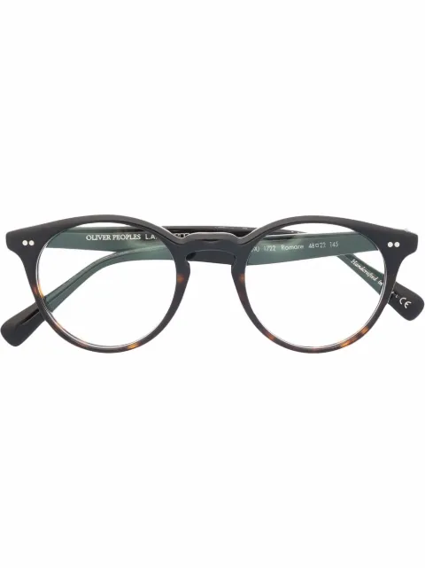 Oliver Peoples Romare round-frame glasses Black OV5459U