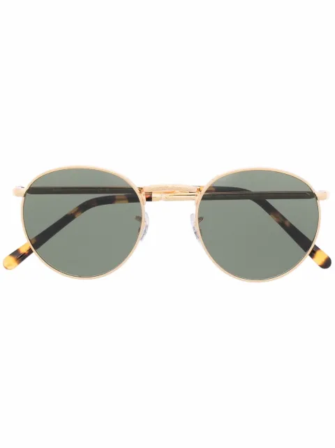 Ray-Ban round frame sunglasses Gold RB3637919631