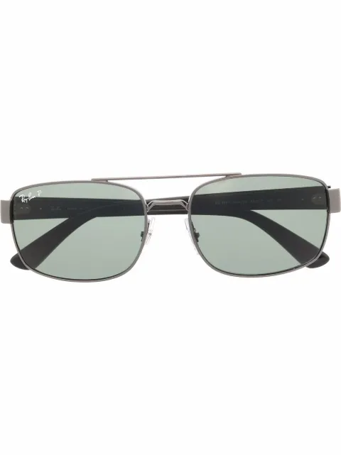 Ray-Ban rectangle-frame sunglasses Black RB368700458