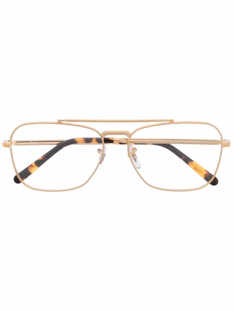 Ray-Ban aviator-frame sunglasses Gold RB3636V