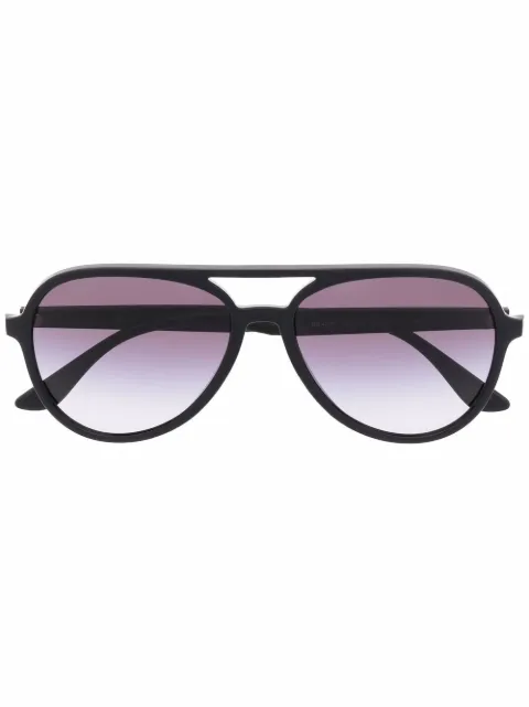 Ray-Ban RB4376 aviator-frame sunglasses Black RB43766018G