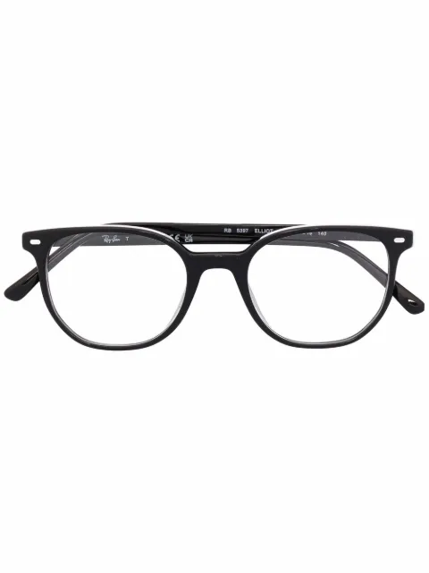 Ray-Ban round-frame glasses Black RB5397