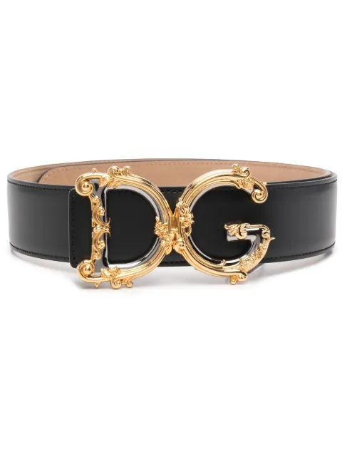 Dolce & Gabbana baroque-style DG belt Black BE1517AZ831