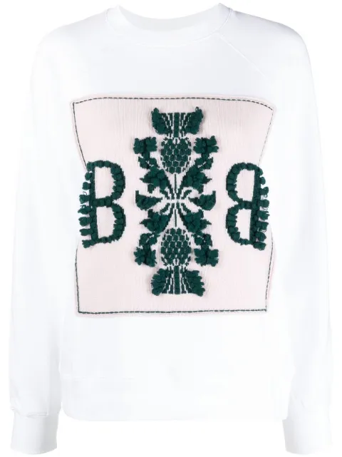 Barrie logo-patch sweatshirt White C104340